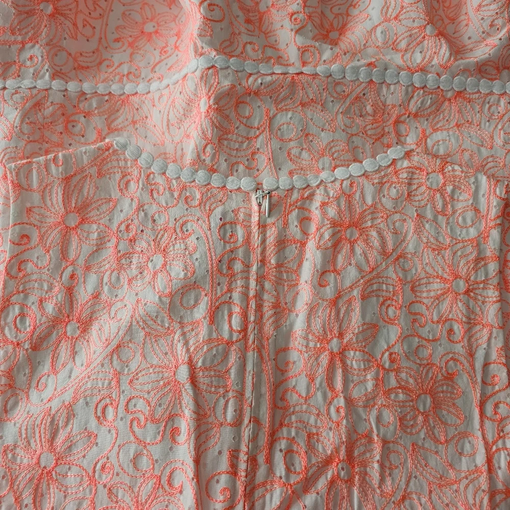 Lilly Pulitzer NWT Ellen Embroidered Dress 14 - Picture 5 of 7